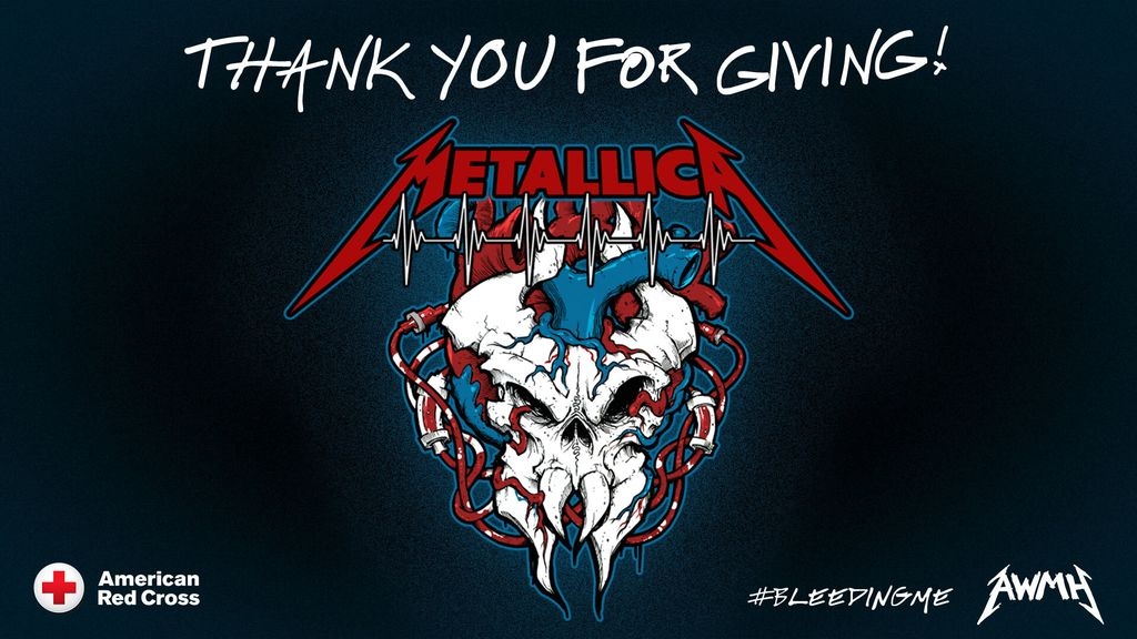 Red Cross and Metallica blood donation campaign