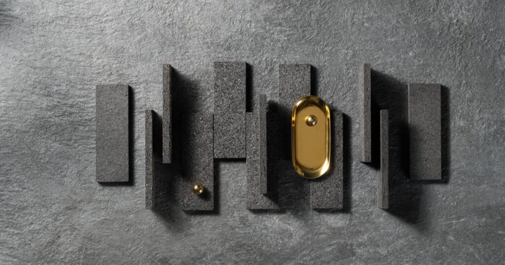 MO6 wall tiles made from lignin
