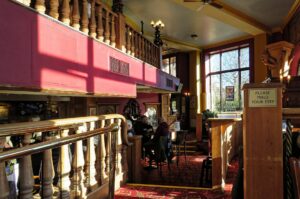 Interior of The Liberty Bounds, a Wetherspoon pub in London